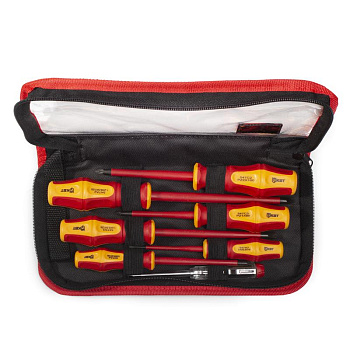 Набор диэлектрических отверток НИО-07 серии ПРОФИ (6/24шт уп)