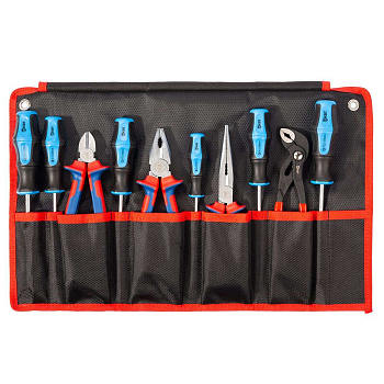 Набор слесарно-монтажного инструмента НИС-06 МАСТЕР 10 предметов КВТ