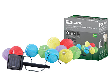 Светильник СП-062 гирлянда "Китайские фонарики"-10, TDM