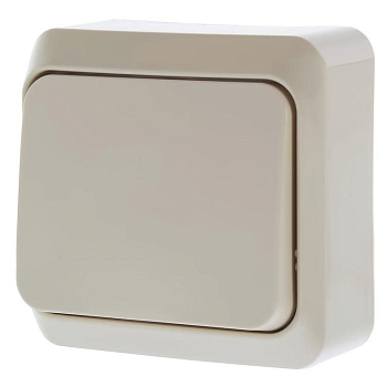 Выключатель Этюд 1кл. о/п крем (Schneider Electric)