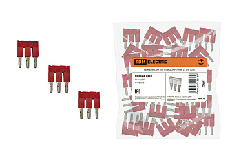 Перемычка для ЗКБ 1,5мм2 3PIN (упак. 25 шт.) TDM