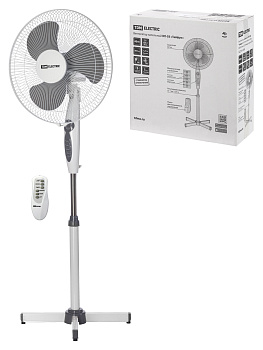 Вентилятор напольный ВП-03 "Тайфун" H1,25 м, D40 см, 40 Вт, 230 В, пульт ДУ, таймер, серый, TDM