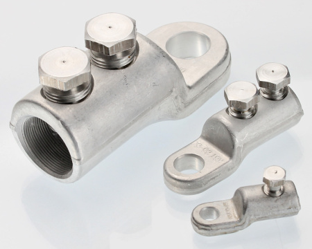 Наконечник 2НБ- 70/120 алюмин. с болтами со срывными головками (КВТ Калуга)