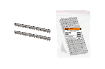 Маркер наборный - символ "8" серый 1,5 мм2 (150 шт.) TDM