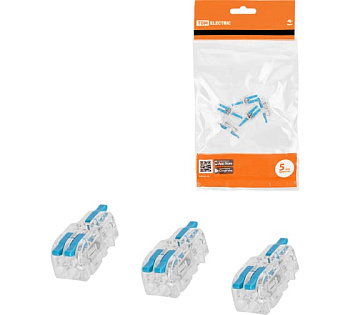 Клемма разветвительная СКР-612 в прозрачном корпусе (4 мм2) (5 шт/упак) TDM