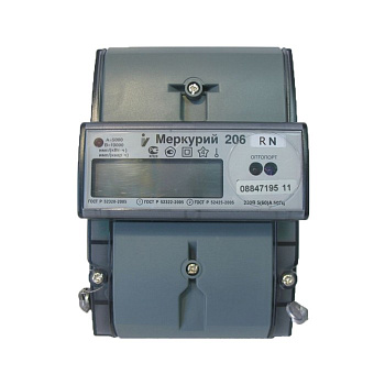 Меркурий 206 PNOF04 Оптопорт, LoRaWAN, реле.