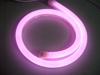 Лента "Гибкий Неон" GLS-5050-80-10-220-NL-IP67-RGB катушка 50м + rgb контролер