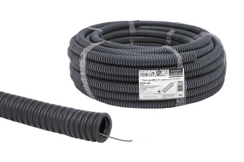 Труба гофр.ПВХ d 25 с зондом (50 м) легкая народная