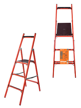 Стремянка диэлектрическая СД-1.0, 3 ступени, высота площадки 1 м, до 50 кВ, "ЭкспертЭлектрик" TDM