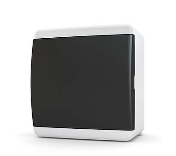 Щит навесной  UNB 40-02-2 2 мод. IP41, непрозрачная черная дверца