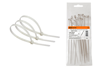 Хомут 4,8х120мм нейлон (белый) (50 штук) TDM