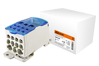 Распределительный блок на DIN-рейку РБ-400 1П 400А (1х185/2x35+5x16+4x10) TDM без скидки 