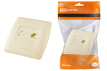 Розетка компьютерная RJ45  сл. кость "Онега" TDM