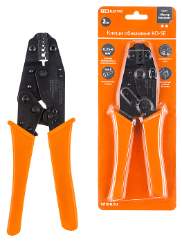 Клещи обжимные КО-5Е 0,5-6мм TDM