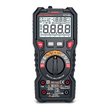Мультиметр цифровой c True RMS KT 118A PROLINE (КВТ) 