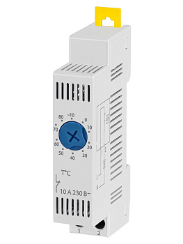 Термостат модульный ТМ-1 NO (охлаждение) на DIN-рейку, 10 А, 230 В, от -10 до +80 °C TDM