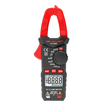 Токовые клещи цифровые КТ200А PROLINE