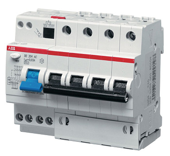 Автоматический Выключатель Дифференциального тока DS204 C63-30мА АС АВВ