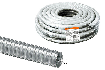 Металлорукав РЗ-Ц-Х 32 с протяжкой (25м) TDM 