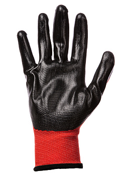 Перчатки полиэфирные "Контакт-Ойл", маслобензостойкое покрытие, 8, 15 кл., 40-41 г, 1 пара, TDM