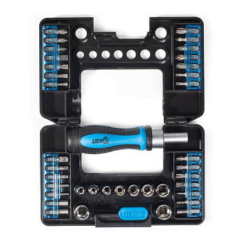 Отвертка реверсивная с битами НБ-38 (КВТ)
