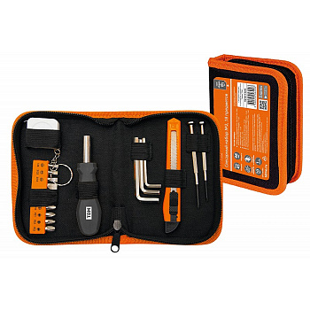 Слесарный набор №2, 18 предметов, тканевый чехол, "Гранит" TDM