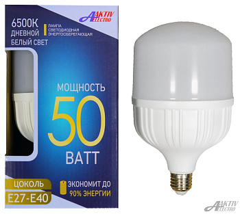 Лампа светодиодная LED-Super 50Вт 220-240В Е27-Е40 6500К 4500Лм