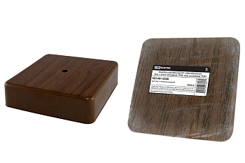 Коробка распаячная КР 100х100х29 ОП бук, с клем. колодкой, IP40, инд. штрихкод TDM