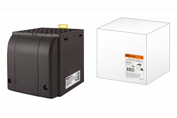 Обогреватель с встроенным вентилятором в корпусе ОШВ-400 230В 400Вт для установки на DIN-рейку TDM